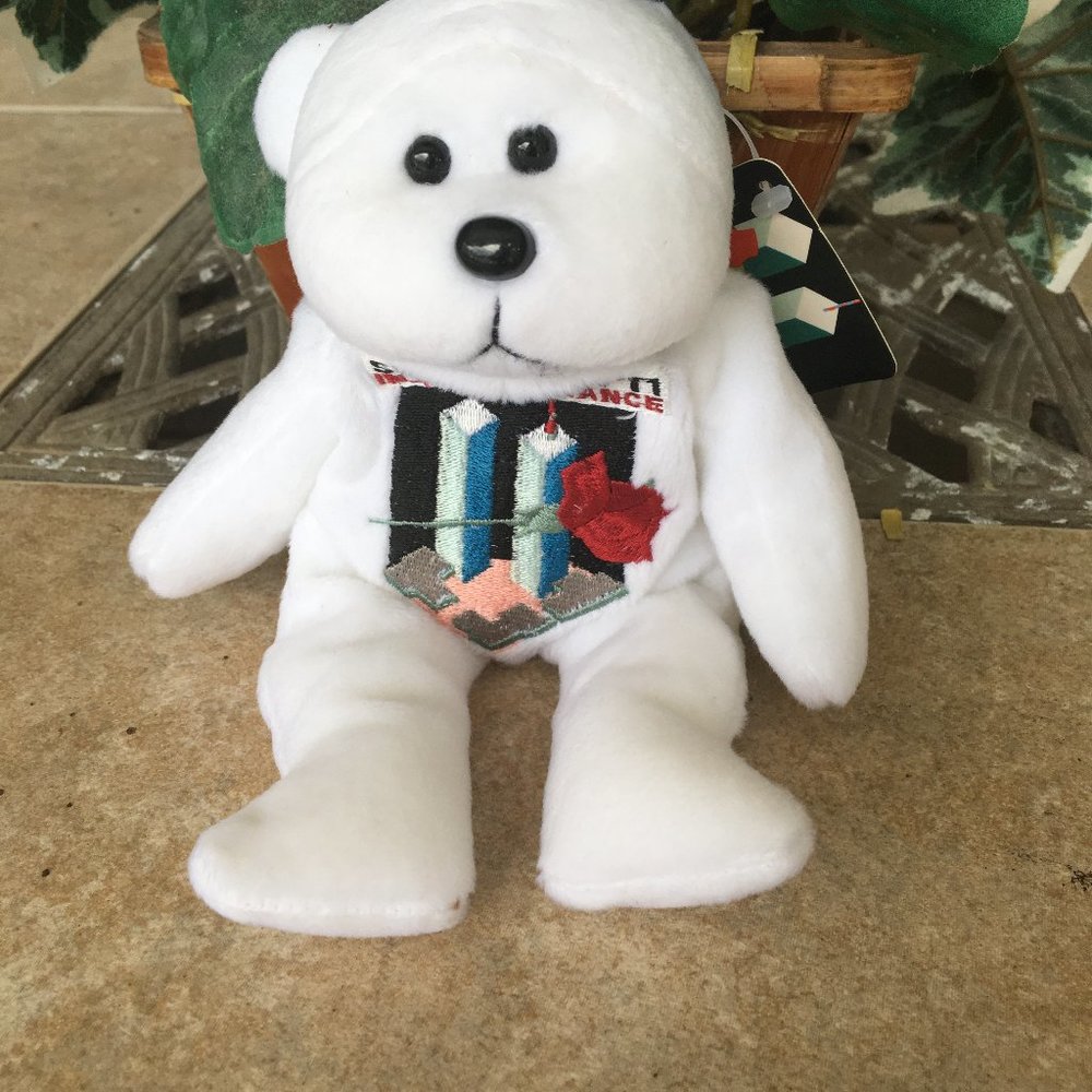 ORIGINAL 9/11 Twin Towers 2001 Plush Stuffed Bear